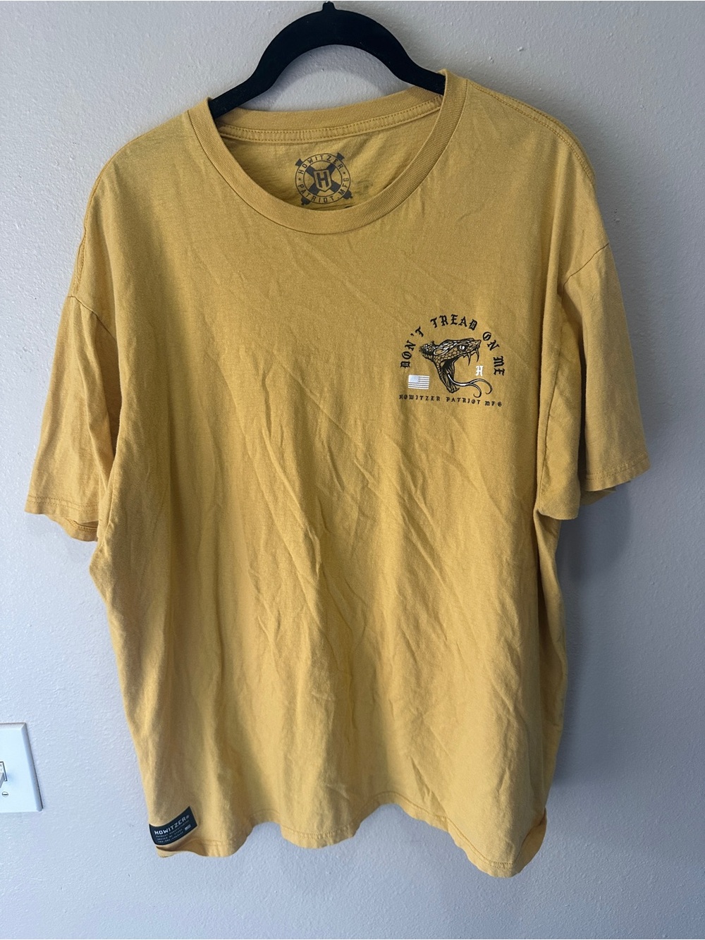Men’s Mustard Short-Sleeve Graphic Tee - Heritage Logo